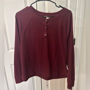 Long Sleeve Waffle Knit